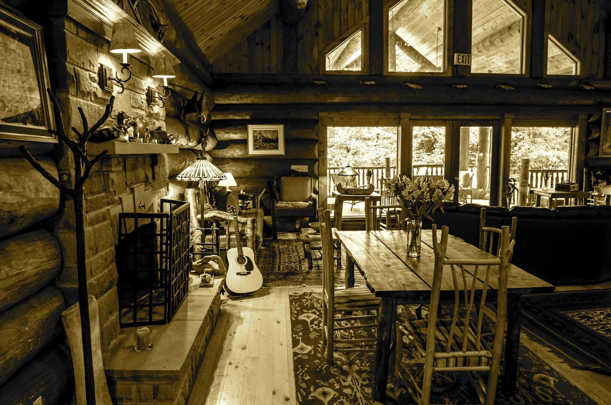 新斯科舍鳟鱼点山林小屋 East Kemptville 外观 照片